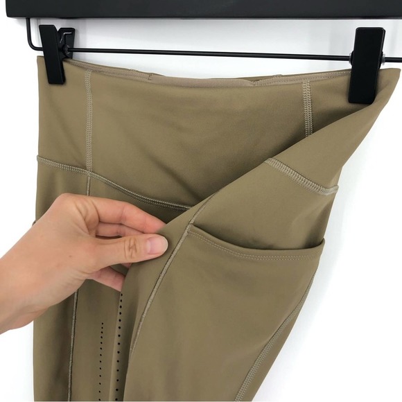 BROOKS Method 7/8 Tight Dark Oatmeal Tan XS - Picture 4 of 7